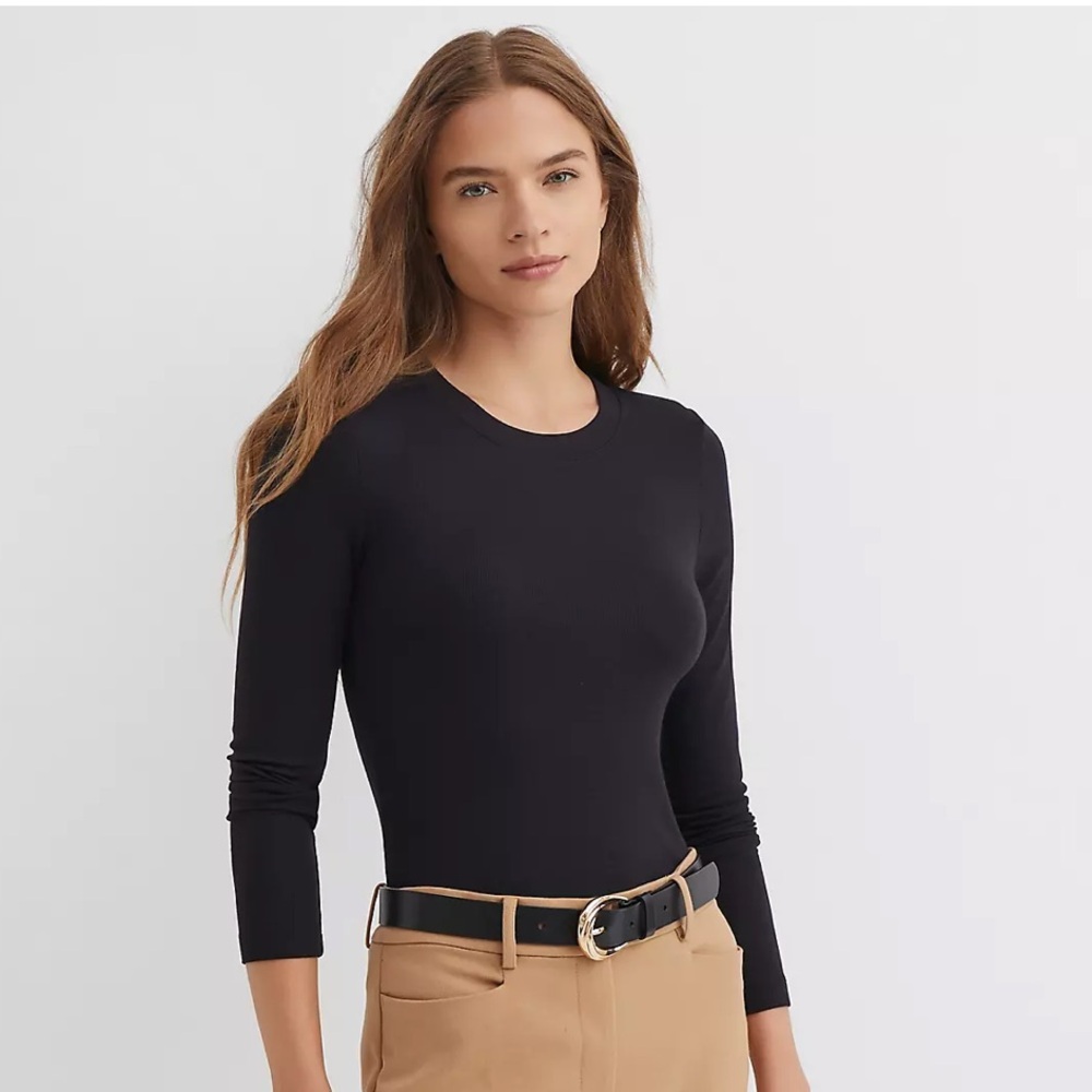 LOFT Petite Small - Long Sleeve Crew Neck Tee NWT